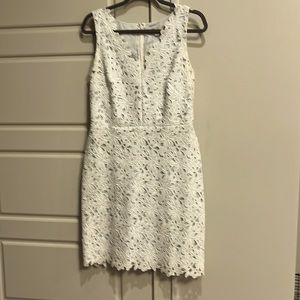 LOFT White Lace dress